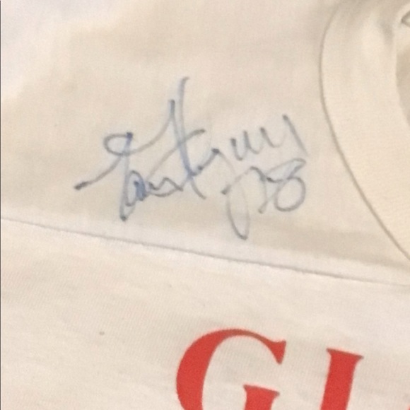 Rare 1980’s NY Giants Phil Simms X-Large Jersey signed by 5 1987 members - Picture 3 of 9